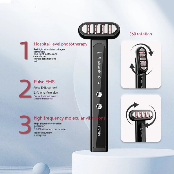Advanced Rotating Pulse Facial Beauty Instrument